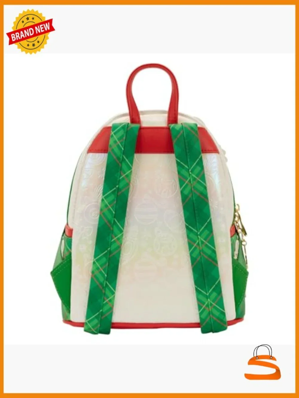 Lilo and Stitch Holiday Mini Backpack - Faux Leather, Detachable Charms
